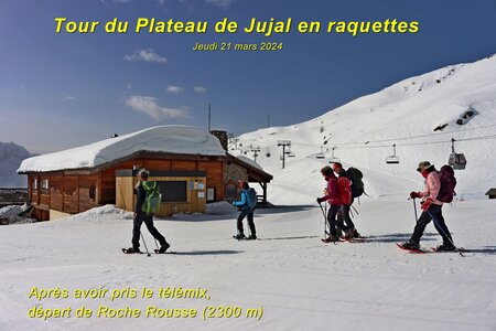 Tour du Plateau de Jujal en raquettes, Raquettes sur le Plateau de Jujal 005