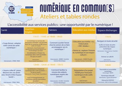 NEC SOMME, Ateliers-Tables rondes