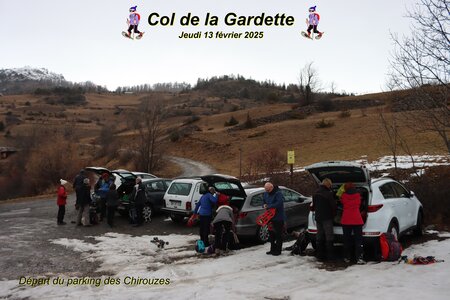 Raquette au Col de la Gardette, Col de la Gardette 001