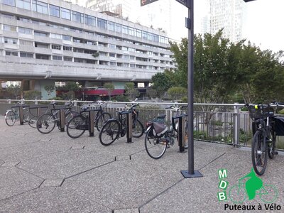 Stationnements vélos, Defense Jardins