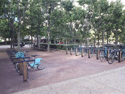 Stationnements vélos, Parc Défense