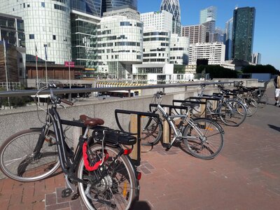 Stationnements vélos, Tour EDF