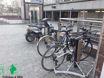 Stationnements vélos, CNIT Grande Arche 1
