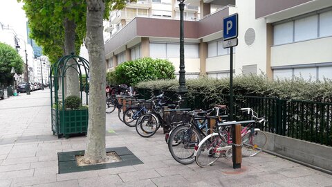 Stationnements vélos, Pavillon 11 arceaux