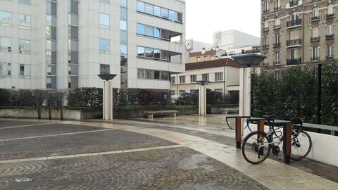 Stationnements vélos, Agora 2x3 arceaux