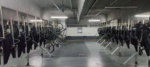 Stationnements vélos, La Defense parking central