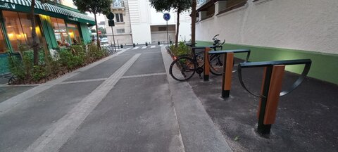 Stationnements vélos, Henri Martin l’Andouille 2